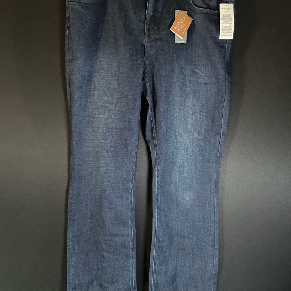 Melissa McCarthy Seven7 size 20 slim boot cut jeans new with tags